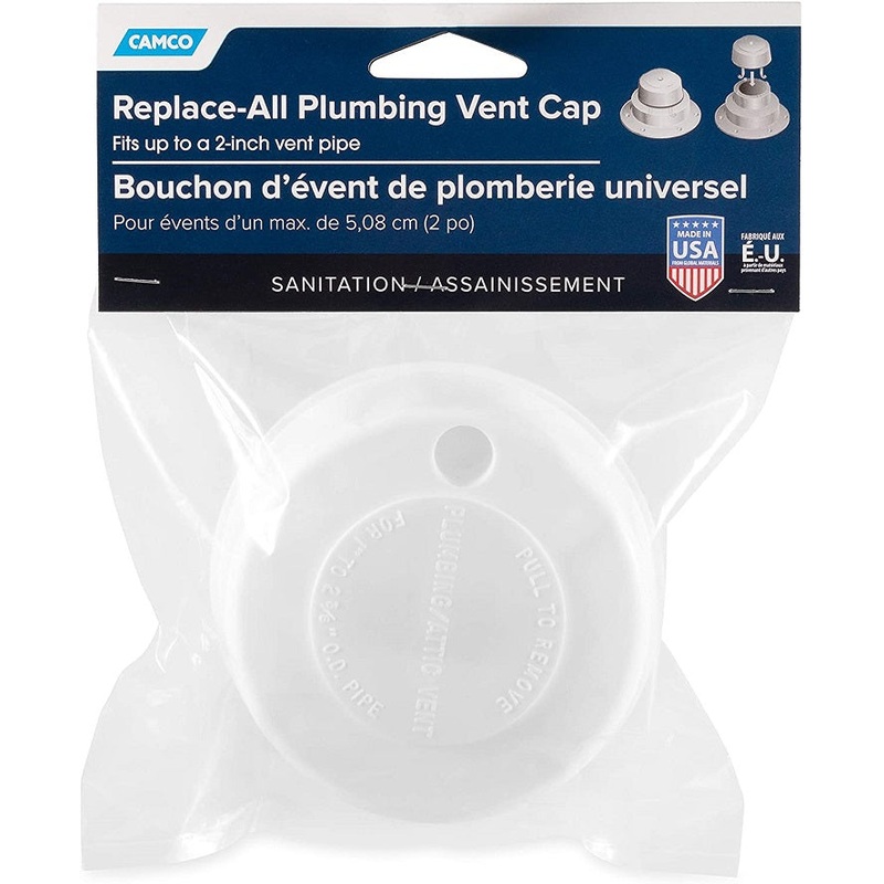 Camco Replace-All Plumbing Vent Cap 1 per pk 40034