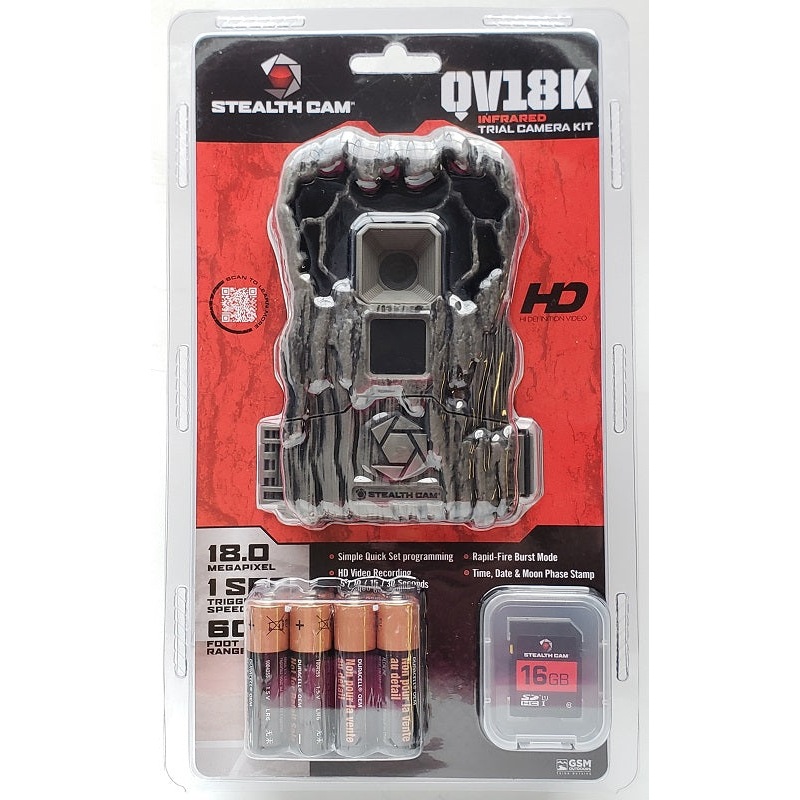 Stealth Cam 18MP HD Trail Camera QV18K