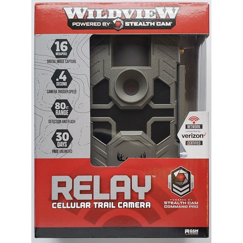 Stealth Cam Wildview Relay Cellular Trail Camera (Verizon) STC-WVVRZ