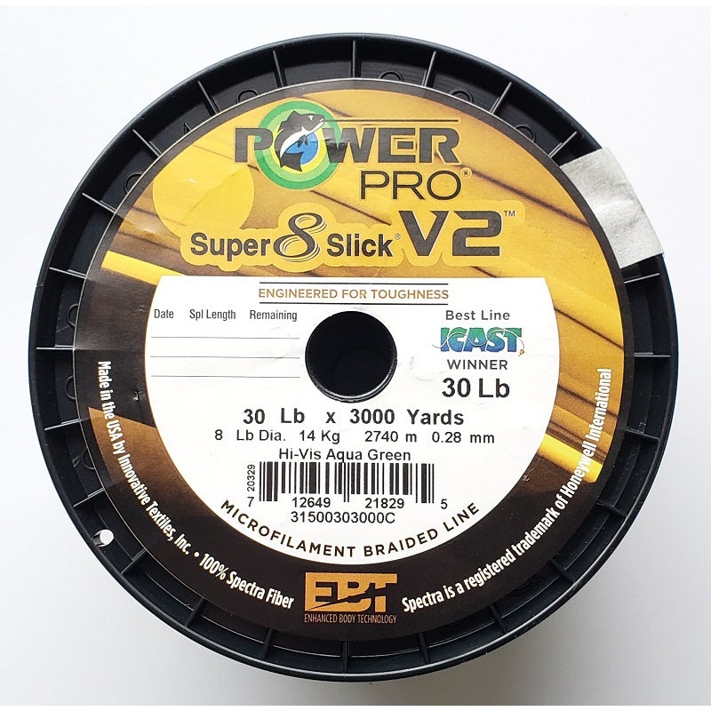 power-pro-super-8-slick-v2-hi-vis-aqua-green-30-lbs-3000-yds-braided-fishing-line_1 Power Pro Super 8 Slick V2 Hi-Vis Aqua Green 30 lbs 3000 yds Braided Fishing Line
