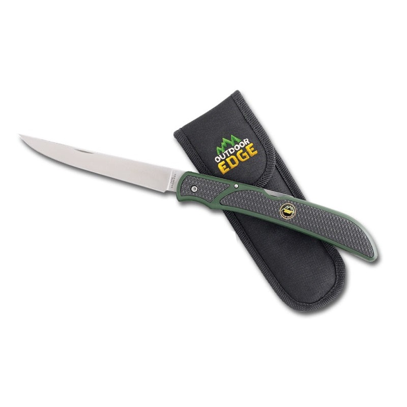 Outdoor Edge Fish And Bone Stainless Fillet Knife W/Sheath