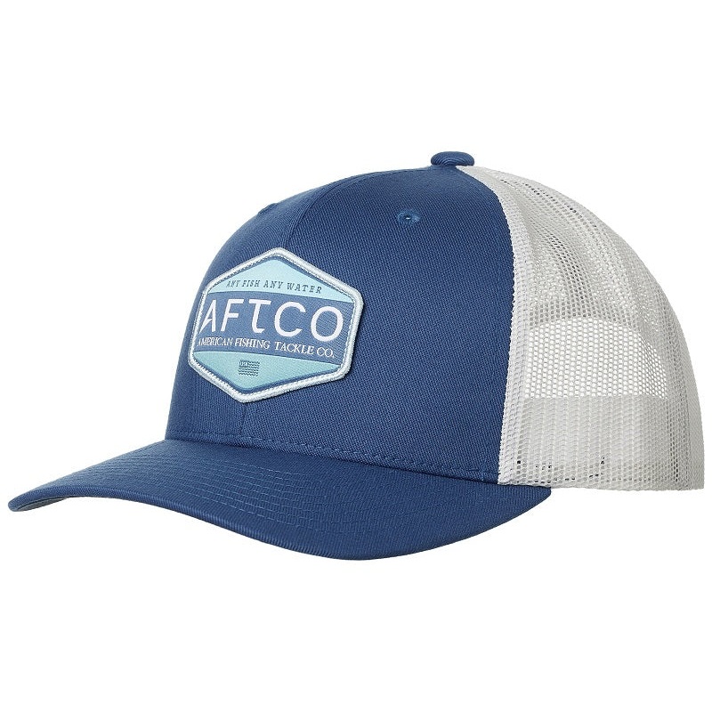 Aftco Transfer Trucker Hat Navy