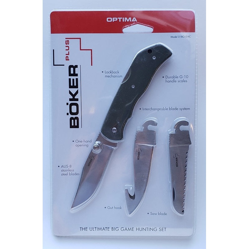 Boker Plus Optima Hunting Knife Set 01BO109C