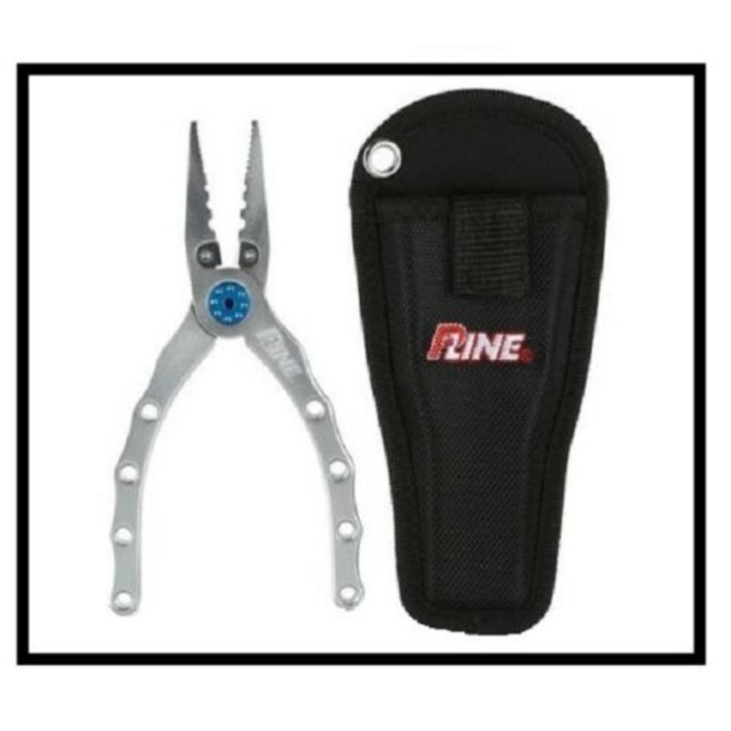 P-Line 6.5 Aluminum Fishing Pliers With Holster Silver PAP65-SBD