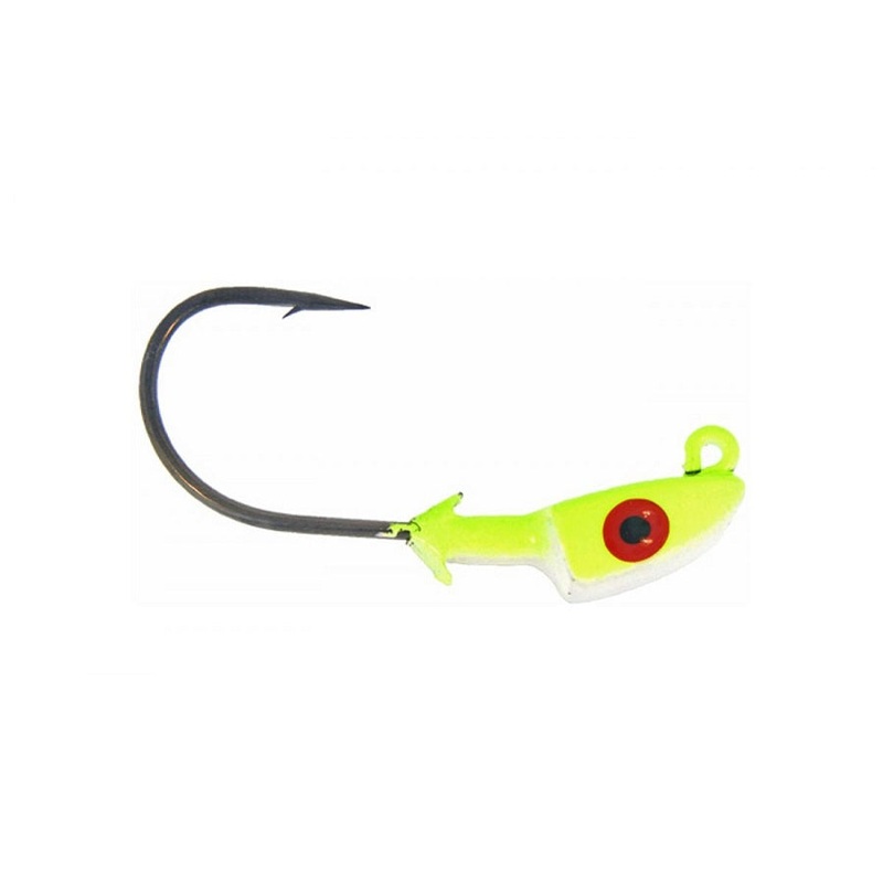 Saltwater Assassin Pro Elite Jigheads Chartreuse 1/8oz 3pk