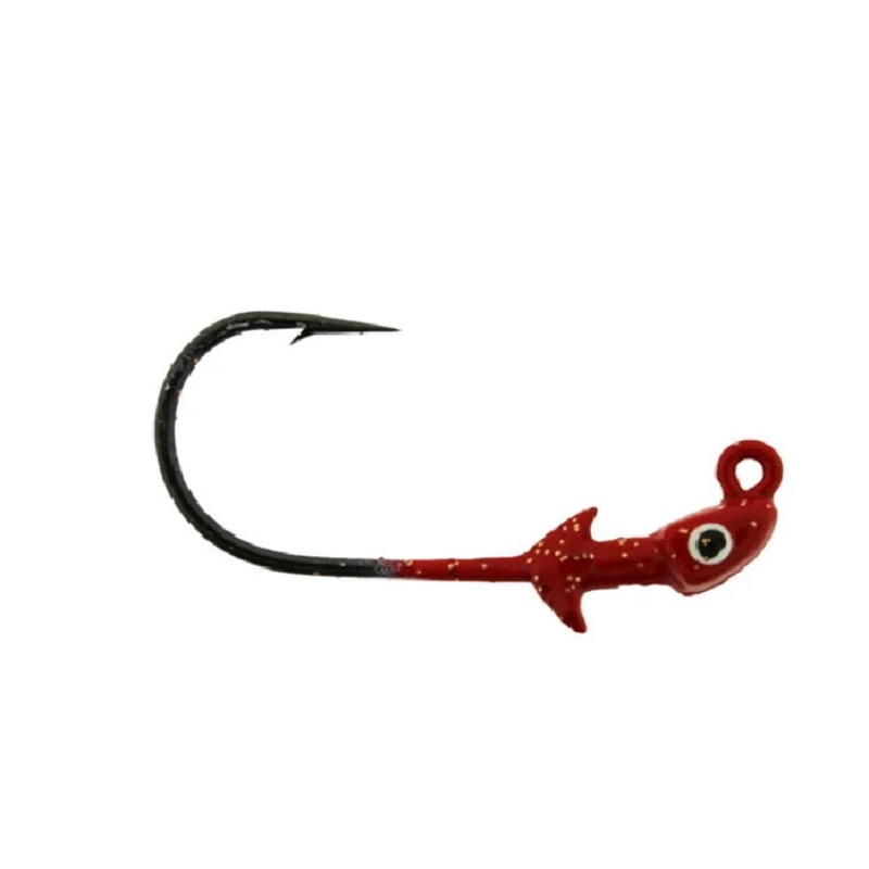 Saltwater Assassin Pro Elite Jigheads Red/Copper 1/4oz 3pk