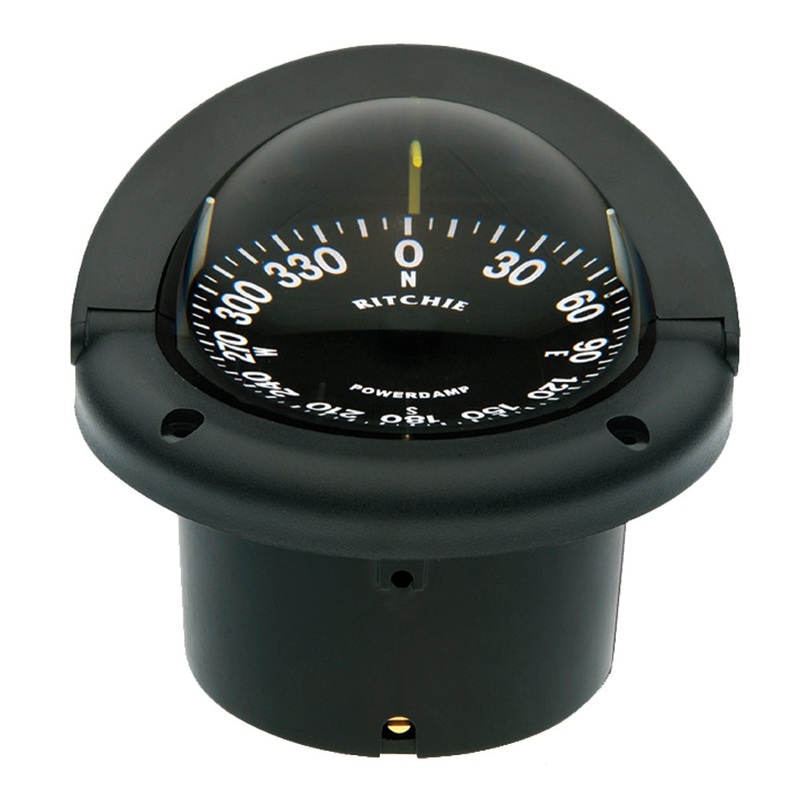 Ritchie HF-742 Helmsman Compass – Flush Mount – Black [HF-742]