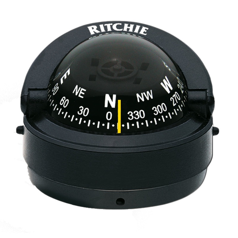 Ritchie S-53 Explorer Compass – Surface Mount – Black [S-53]