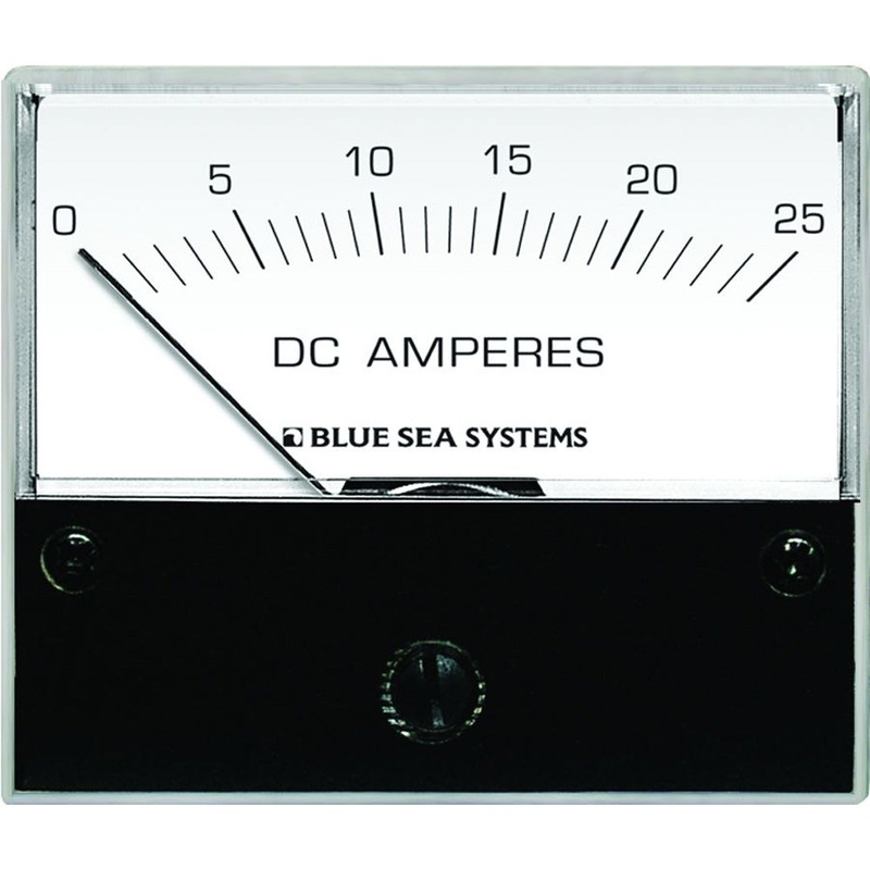 Blue Sea 8005 DC Analog Ammeter – 2-3/4 Face, 0-25 Amperes DC [8005]