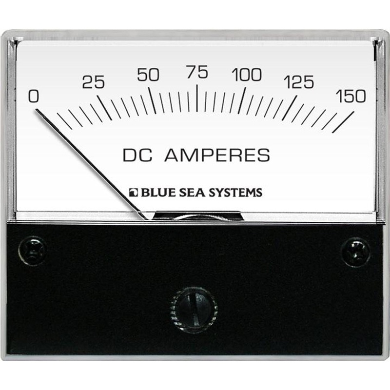 Blue Sea 8018 DC Analog Ammeter – 2-3/4 Face, 0-150 Amperes DC [8018]