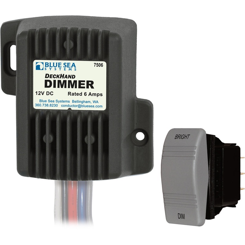 Blue Sea 7506 DeckHand Dimmer – 6 Amp/12V [7506]