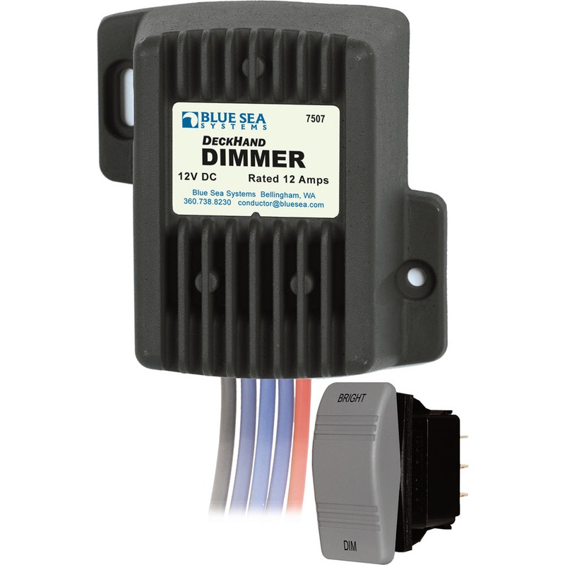 Blue Sea 7507 DeckHand Dimmer – 12 Amp/12V [7507]