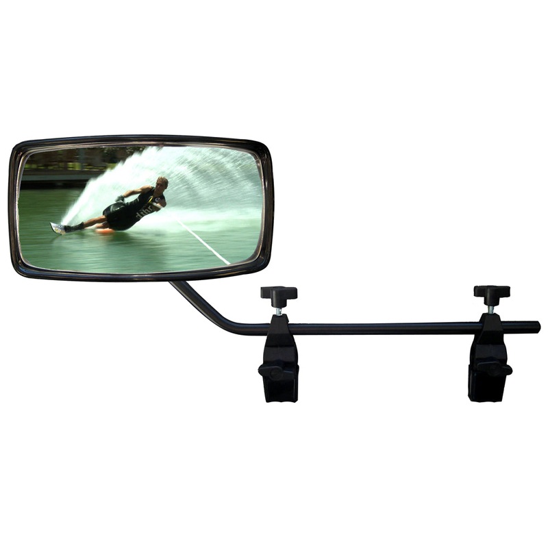 Attwood Clamp-On Ski Mirror – Universal Mount [13066-7]