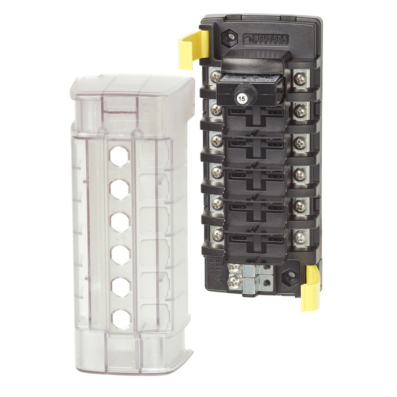 Blue Sea 5050 ST CLB Circuit Breaker Block – 6 Position [5050]