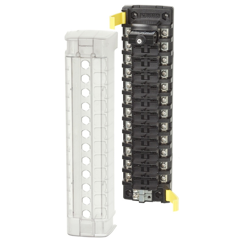 Blue Sea 5051 ST CLB Circuit Breaker Block – 12 Position [5051]