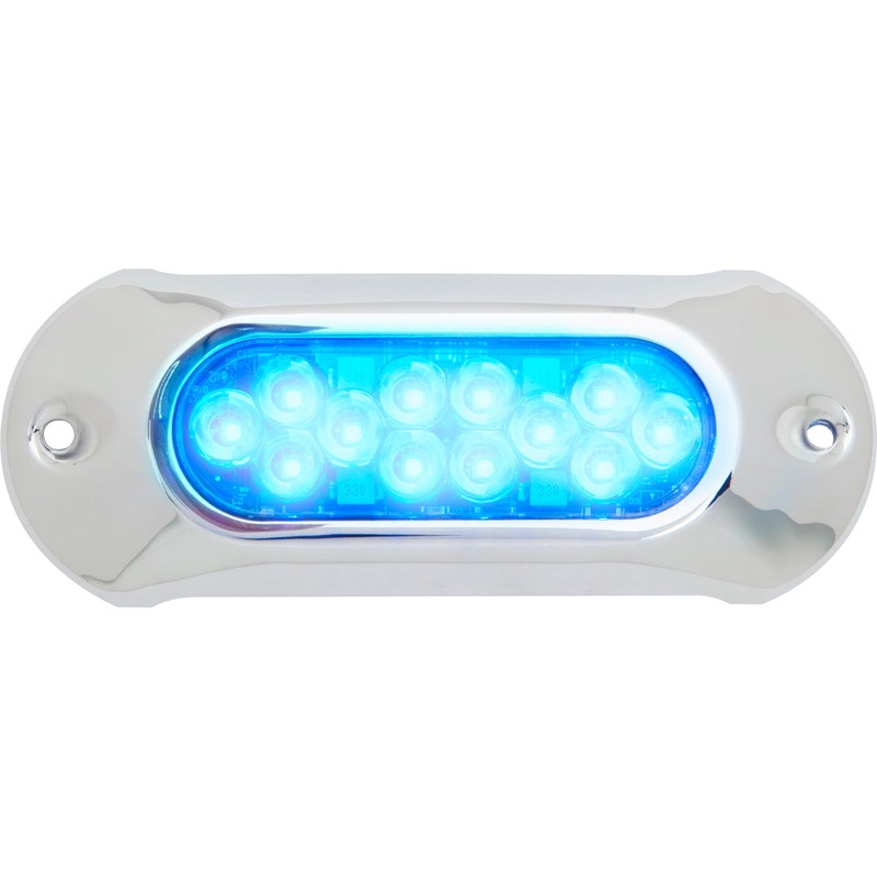 Attwood Light Armor Underwater LED Light – 12 LEDs – Blue [65UW12B-7]