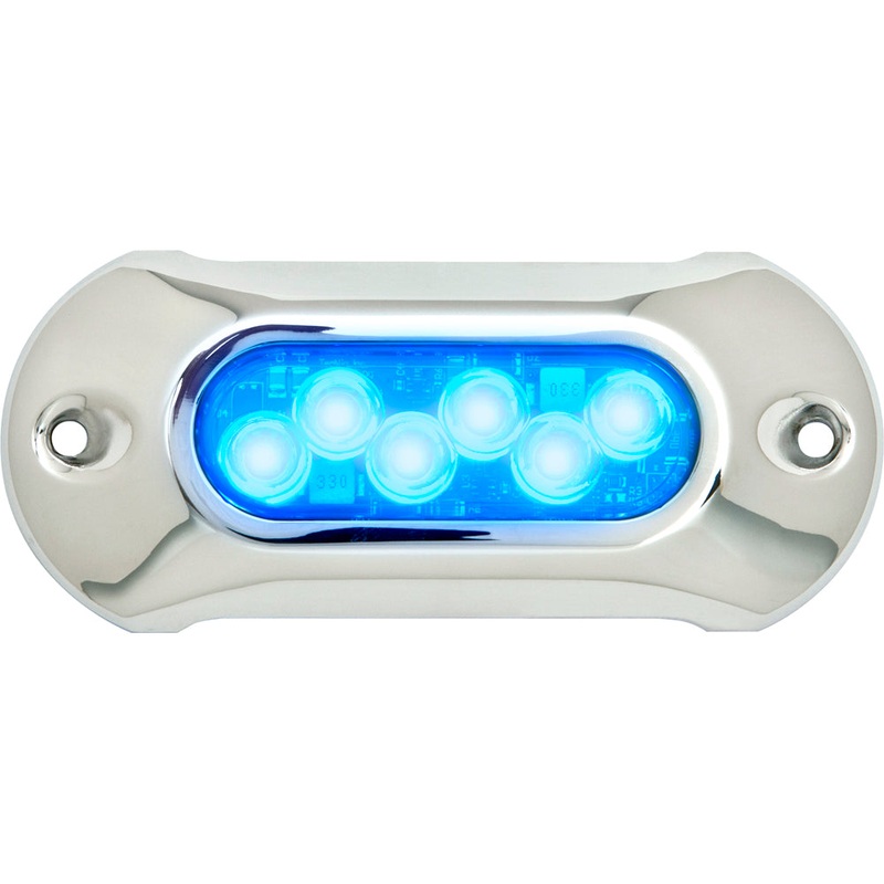 Attwood Light Armor Underwater LED Light – 6 LEDs – Blue [65UW06B-7]