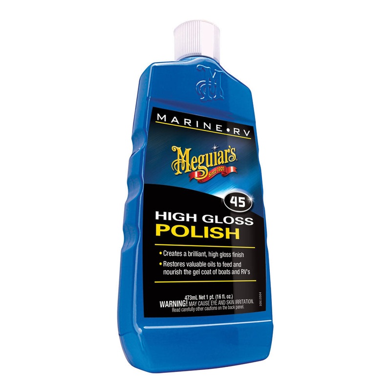 Meguiar’s #45 Boat/RV Polish & Gloss Enhancer – 16oz [M4516]