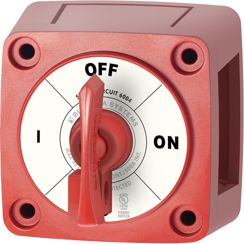 Blue Sea 6004 Single Circuit ON-OFF w/Locking Key – Red [6004]