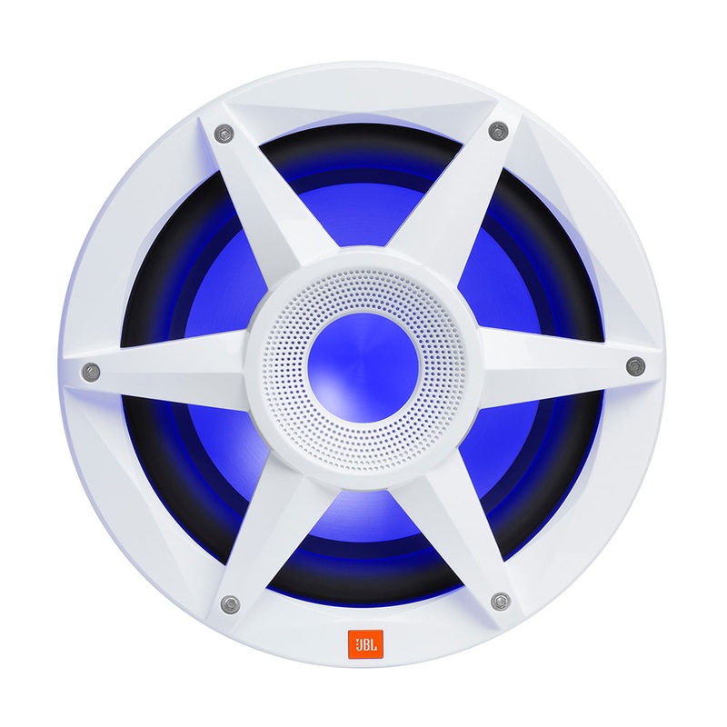 JBL 10 Marine RGB Passive Subwoofer – White Stadium Series [STADIUMMW1000AM]