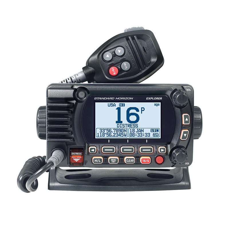 Standard Horizon GX1800G Fixed Mount VHF w/GPS – Black [GX1800GB]