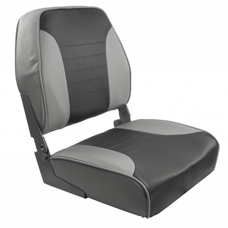 Springfield Economy Multi-Color Folding Seat – Grey/Charcoal [1040653]