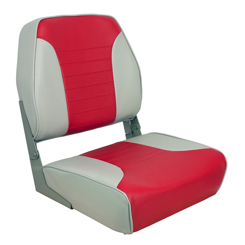 Springfield Economy Multi-Color Folding Seat – Grey/Red [1040655]