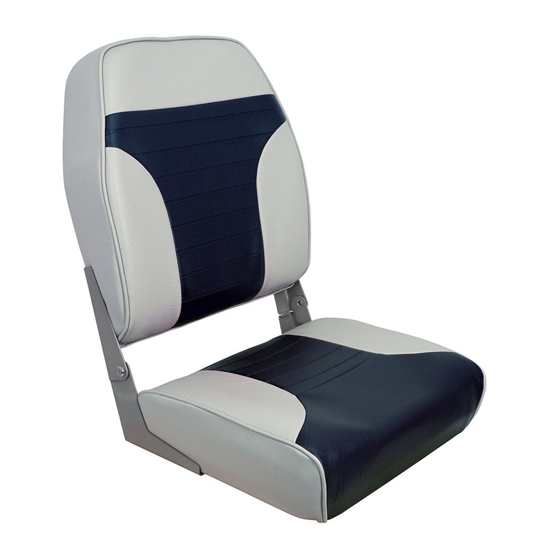 Springfield High Back Multi-Color Folding Seat – Blue/Grey [1040661]