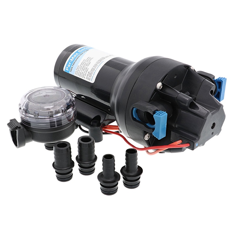 Jabsco Par-Max HD5 Heavy Duty Water Pressure Pump – 12V – 5 GPM – 40 PSI [P501J-115S-3A]