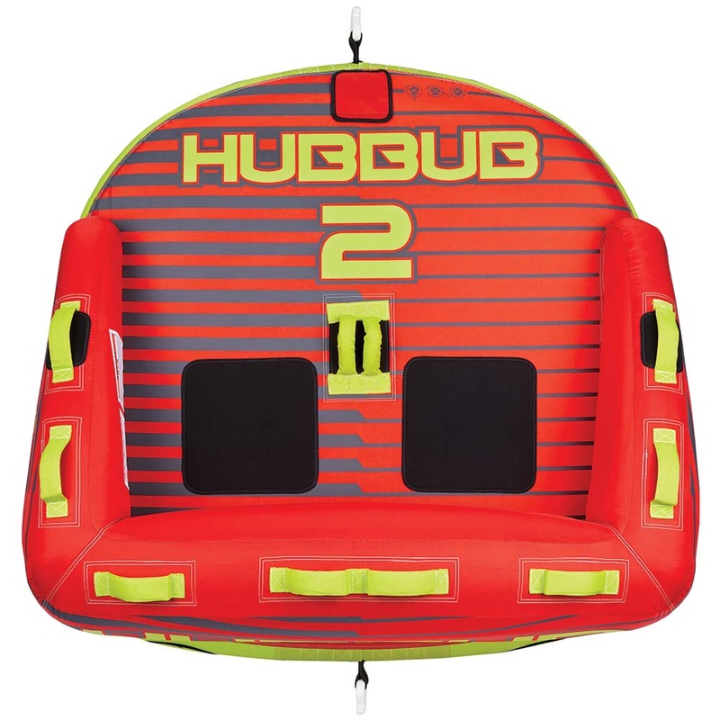 Full Throttle Hubbub 2 Towable Tube – 2 Rider – Red [303400-100-002-21]
