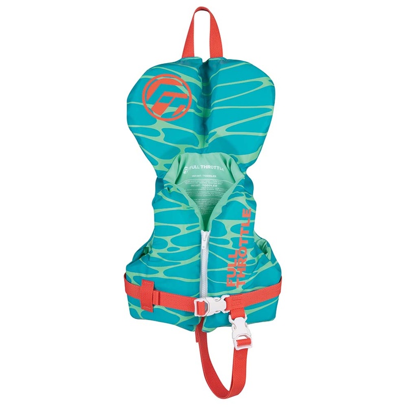 Full Throttle Infant Nylon Life Jacket – Aqua [112400-505-000-22]