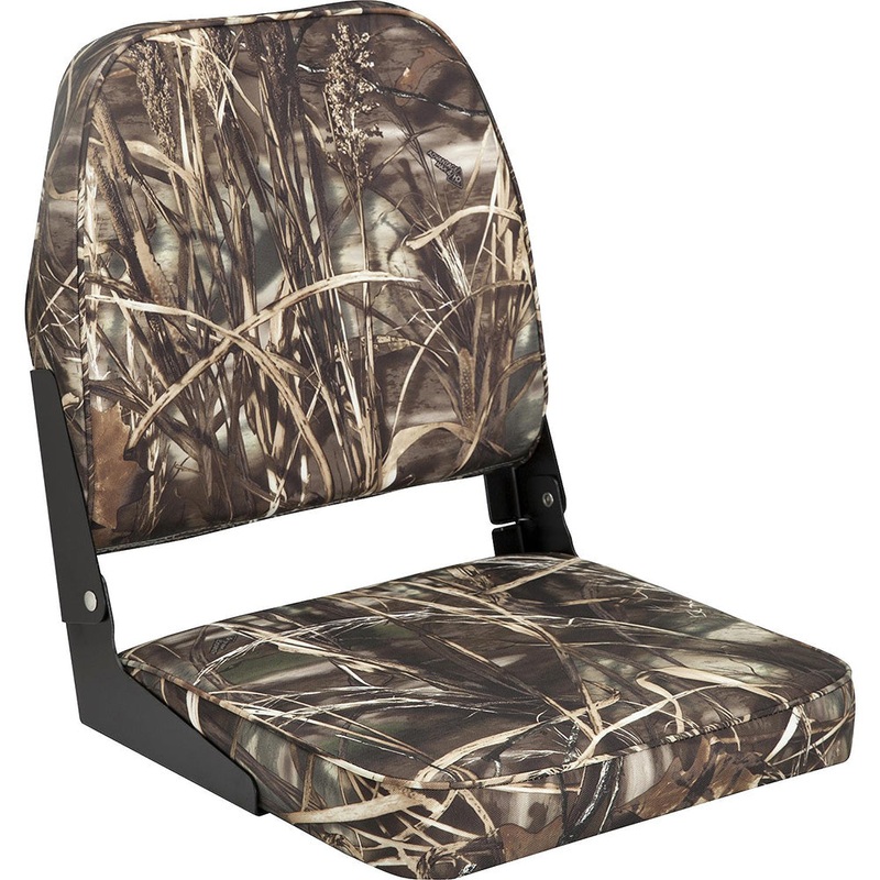 Attwood Swivl-Eze Low Back Padded Flip Seat – Camo [98395CAMO]