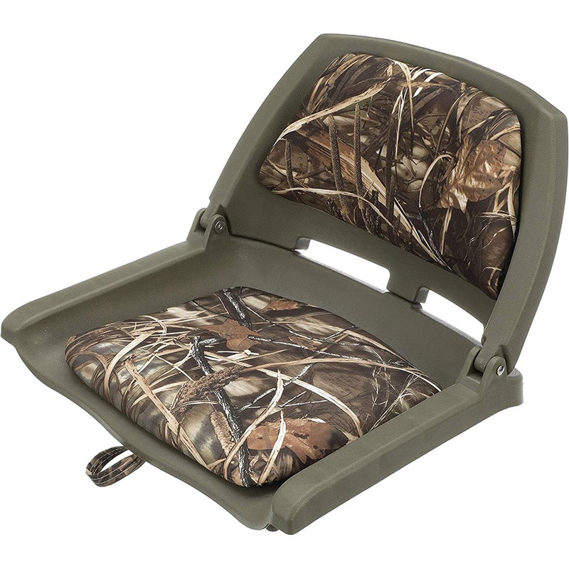 Attwood Swivl-Eze Padded Flip Seat – Camo [98391GNMX]