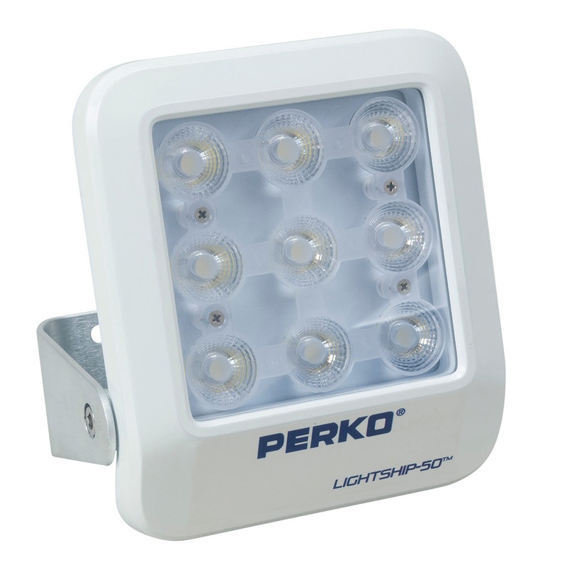 Perko Lightship 50 LED High Performance Spotlight – 12/24V – White [1643050S0W]