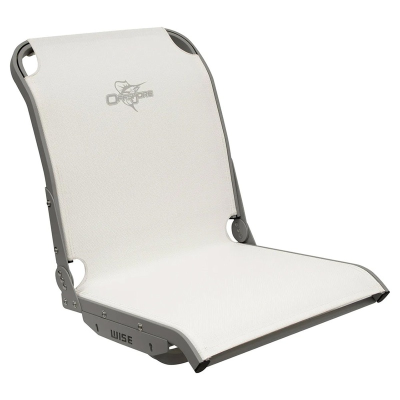Wise 3374 Aero X Cool-Ride Mesh Mid-Back Boat Seat – White [3374-784]