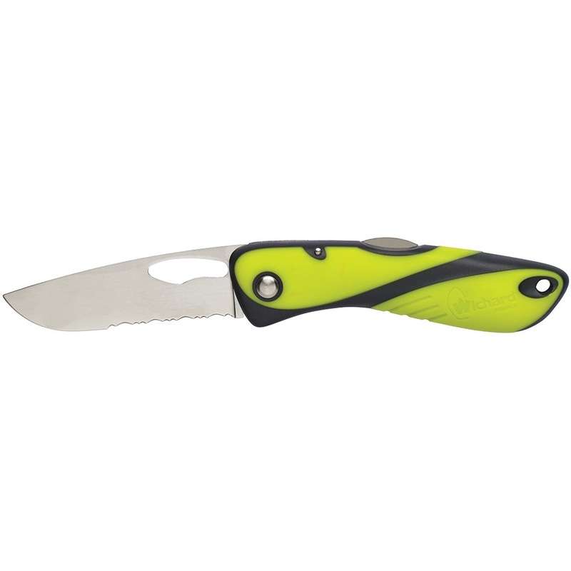 Wichard Offshore Knife – Single Serrated Blade – Fluorescent [10112]