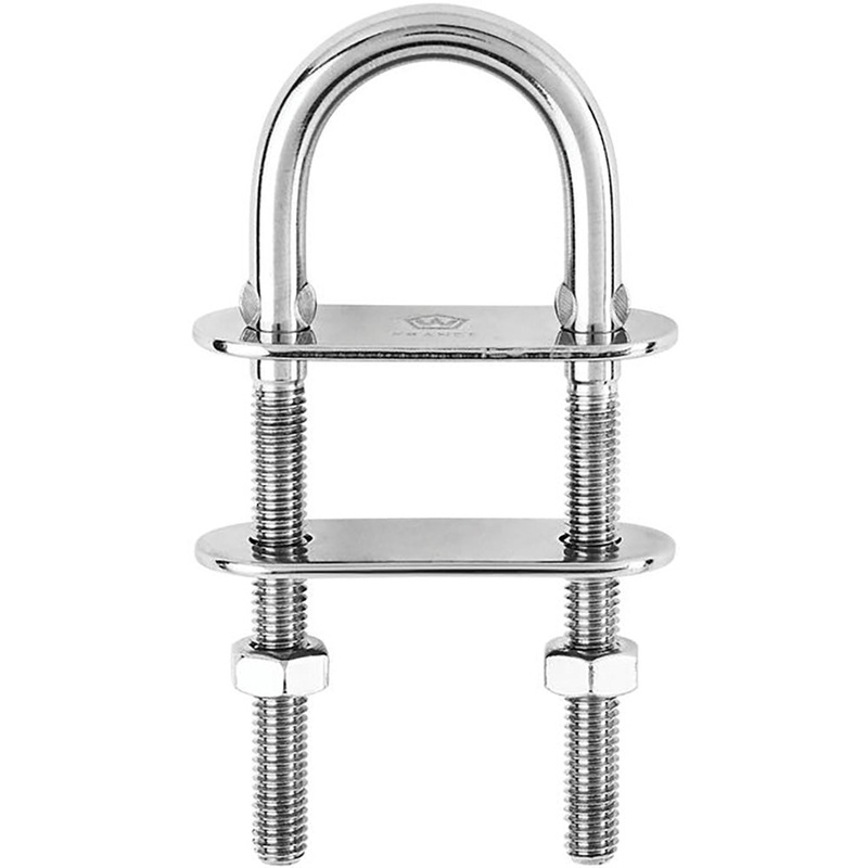 Wichard U-Bolt Pad Eye – 10mm Diameter – 25/64 – 90mm Length – 3-35/64 [06515]