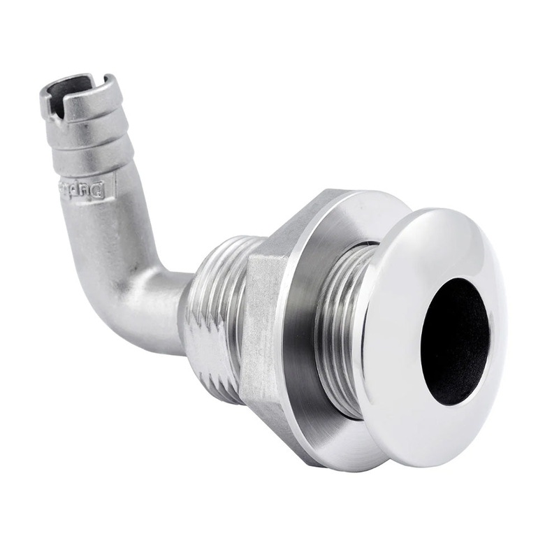 Whitecap 1-1/2 Duplex Stainless Steel 90 Degree Thru-Hull Fitting [6581X]