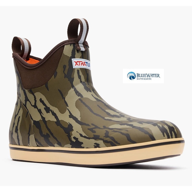 XTRATUF Men’s 6 Ankle Deck Boot (Mossy Oak Bottomland)