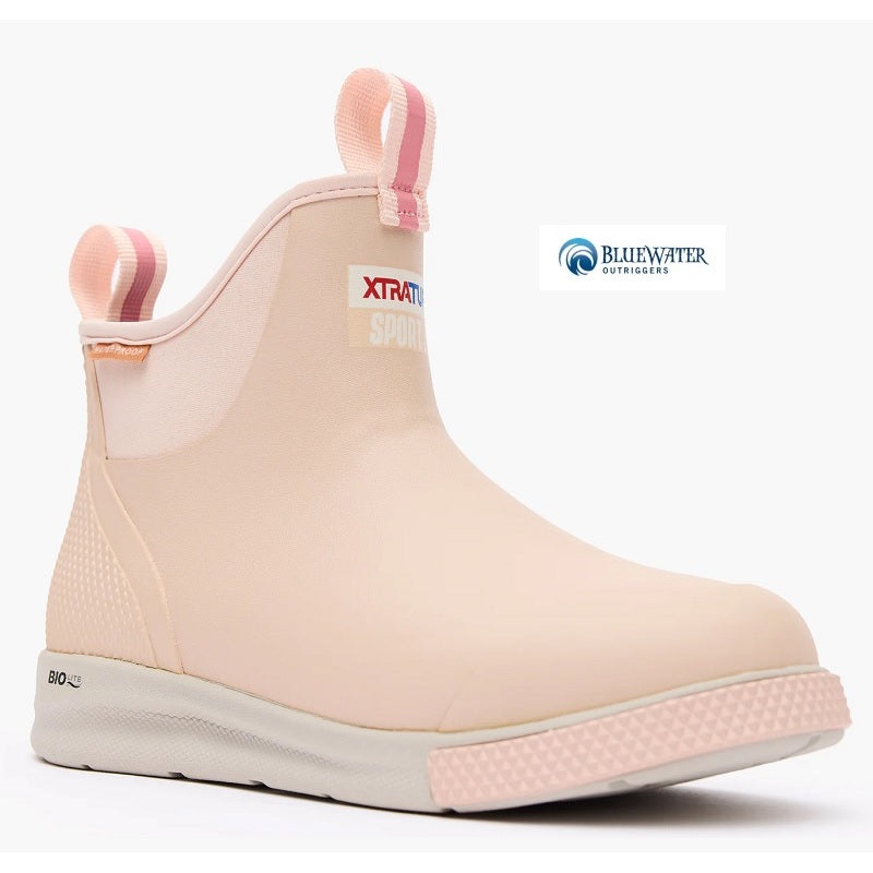 XTRATUF Women’s 6 Ankle Deck Boot Sport (Blush Peach)