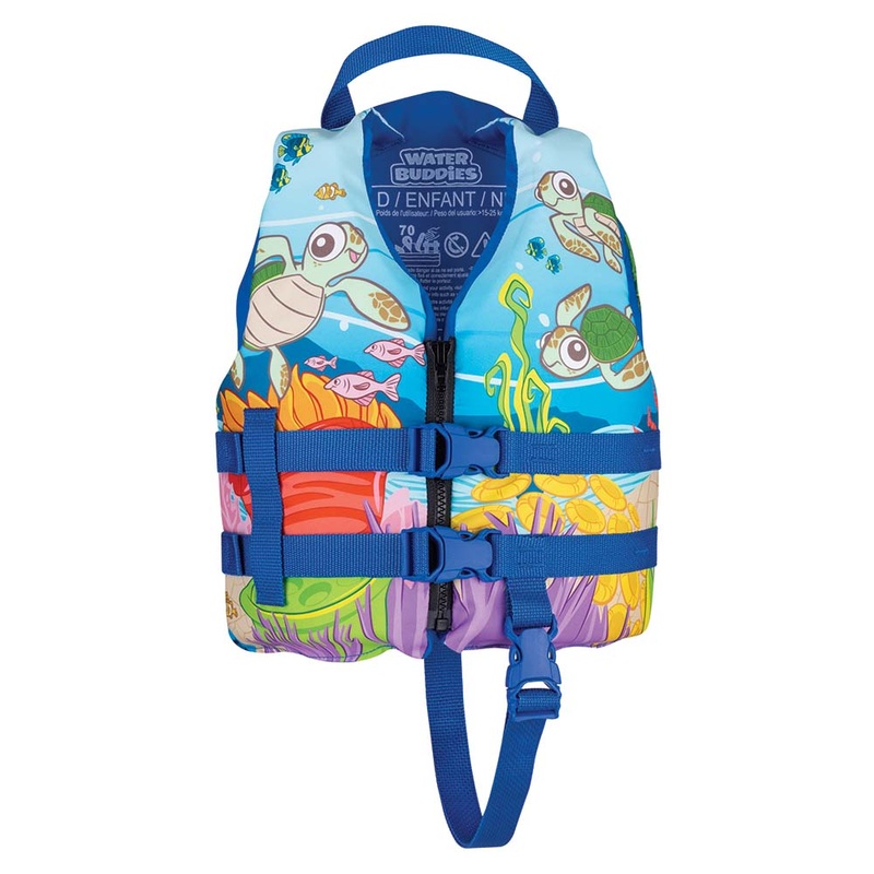 Full Throttle Water Buddies Vest – Child 30-50lbs – Turtle [104300-500-001-17]