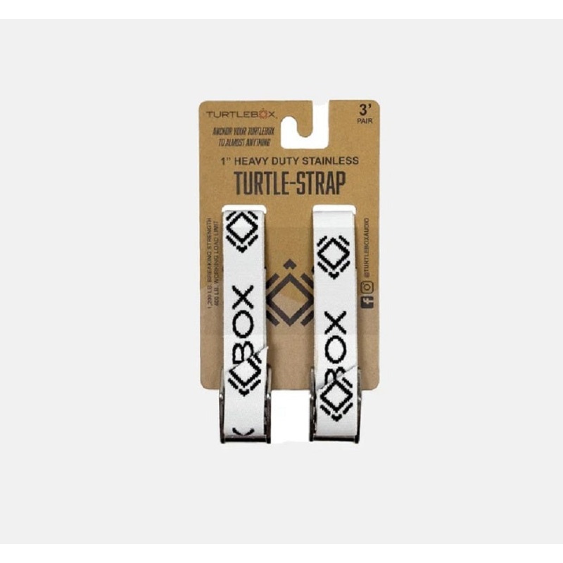 Turtlebox Tie-Down Strap White