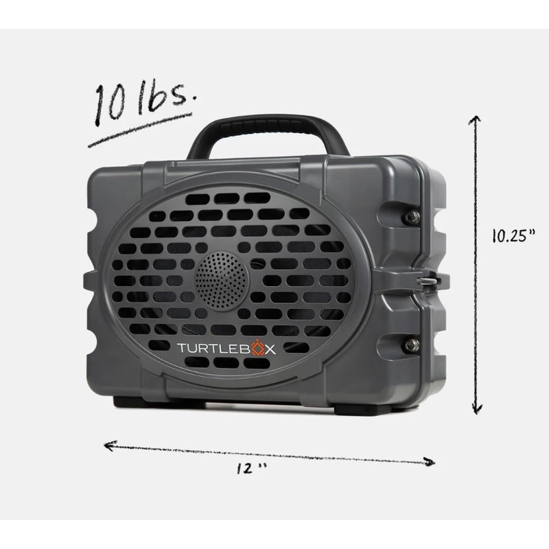 Turtlebox Waterproof Speaker GEN 3 Grey