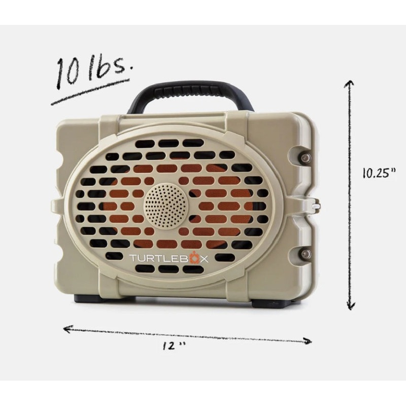 Turtlebox Waterproof Speaker GEN 3 Tan
