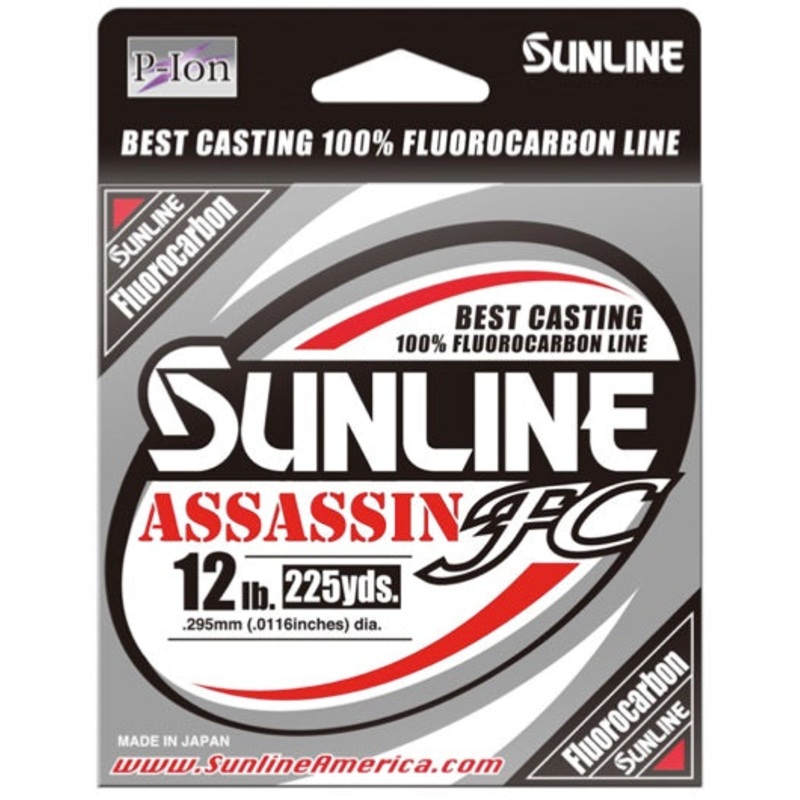 Assassin FC Fluorocarbon Line|Clear|8lb|10lb|12lb|15lb|17lb|20lb|25lb|225yds