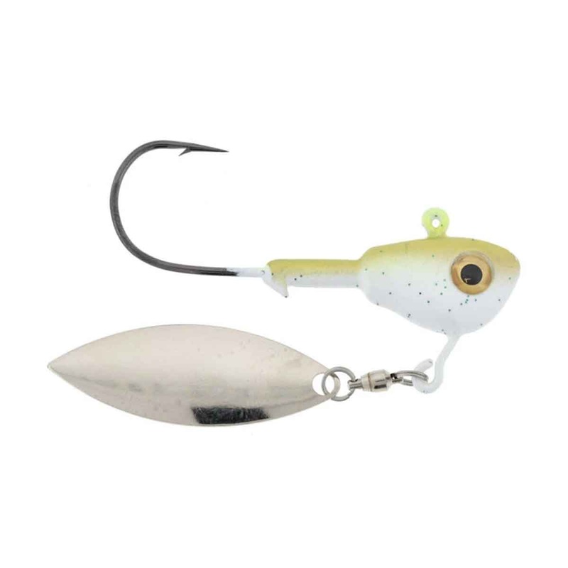 Buckeye Lures Su-Spin Blade|Albino|Arkansas Shiner|Baby Bass|Chartreuse Shad|Glimmer Shad|Pearl|1/4 oz|1/2 oz|3/8 oz|3/4 oz