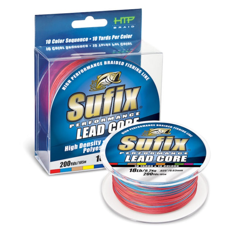 Performance Lead Core Line|Multicolored|12lb|15lb|18lb|27lb|36lb|200yds|600yds|100yds