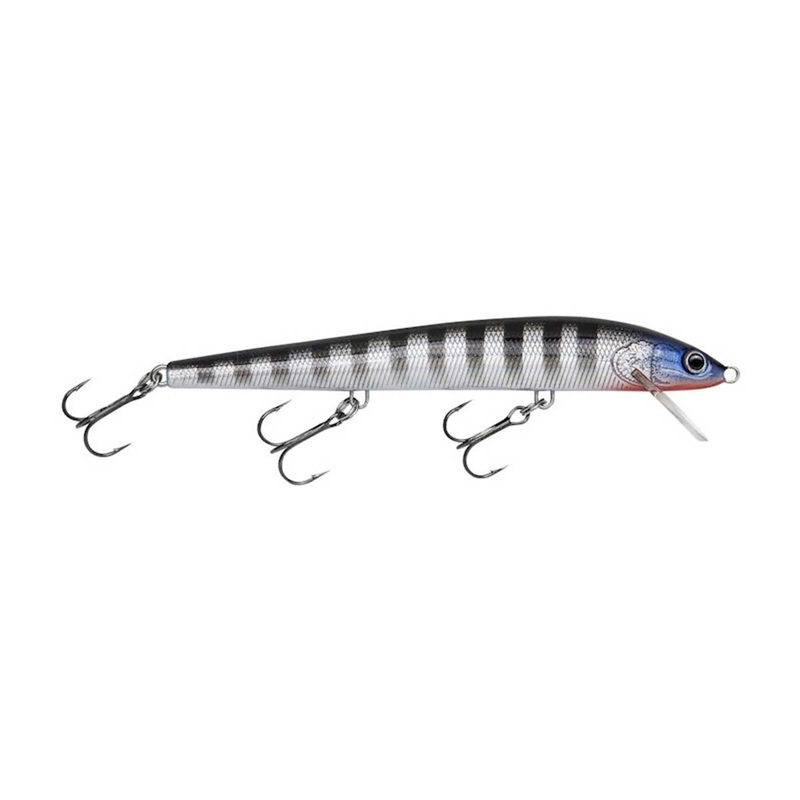 BAGLEY MINNOW B JERKBAIT*|Black Stripes On Silver Foil*|Hot Tiger*|Silver*|5