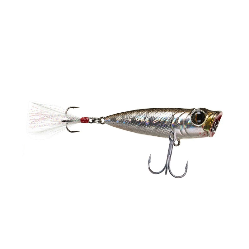 Cultiva Go Bo Popper|Black Pearl|Shiner|Baby Bass|Green Chartreuse|Smoke|Golden Bass|2 3/8″