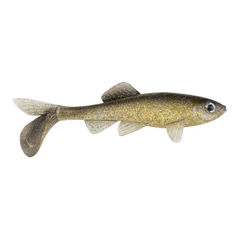 Berkley PowerBait Sick Fish|Blue Shiner Gold|Chartreuse Shad*|Clear Bream*|Ghost Minnow*|Green Penny*|3″|4″